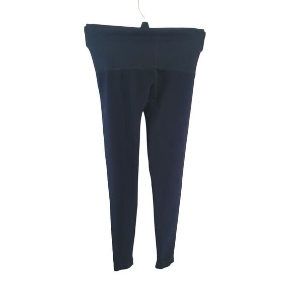 Spanx Assets Capri Leggings Small Womens Mid Rise Blue Skinny Leg Casual Bottoms - Picture 1 of 5